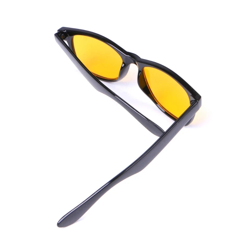 Unisex Yellow Lenses Night-Vision Glasses For Driving